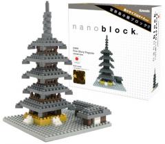 KAWADA NANOBLOCK 積木 五重塔 (NBH